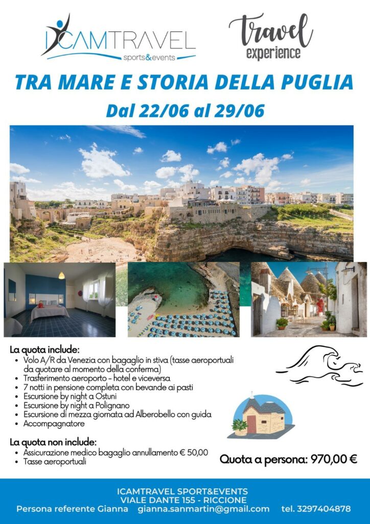 viaggio in puglia tra mare e storia